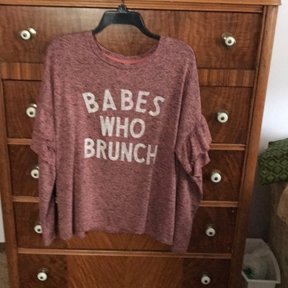 Tops - Pink “Babes Who Brunch” T- shirt! Irresistible!!